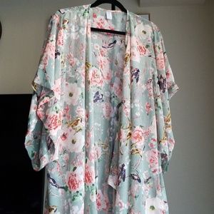 Floral coverup